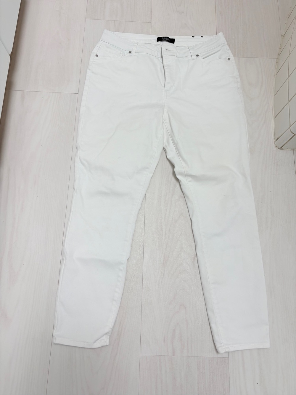d. jeans White Women's Stretch Jeggings
